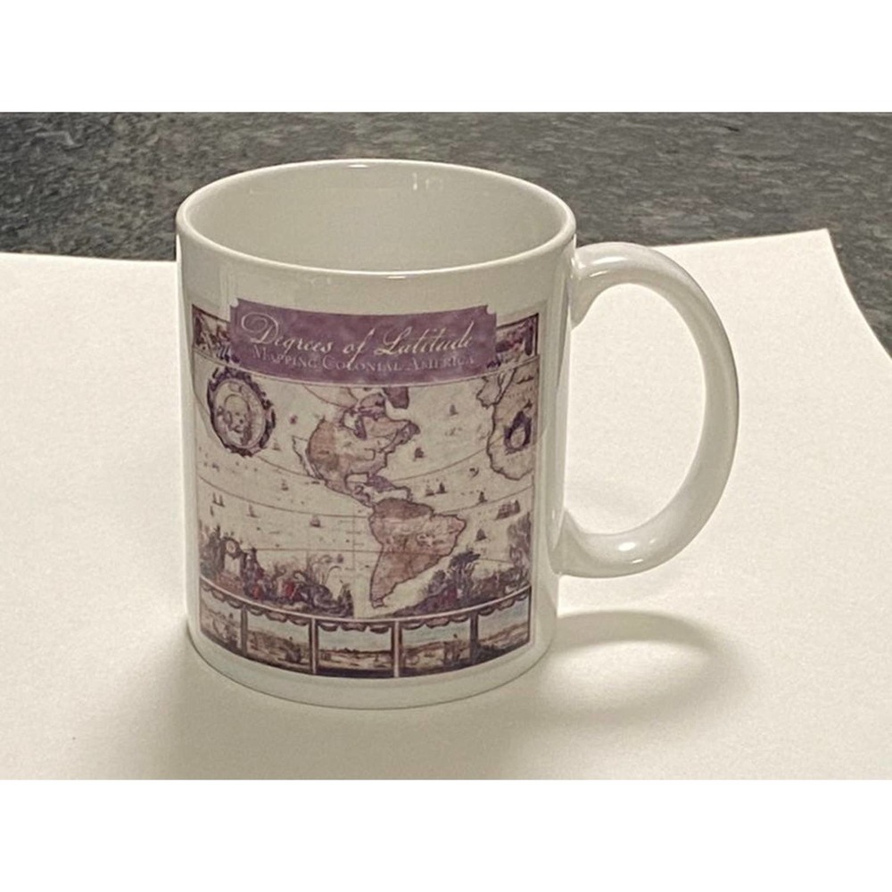 Degrees Of‎ Latitude Mapping Colonial America Coffee Mug